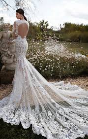 Our mermaid & trumpet wedding dresses come in a variety of sizes & styles, including lace. Berta 2015 Open Back Mermaid Lace Wedding Gown Deer Pearl Flowers
