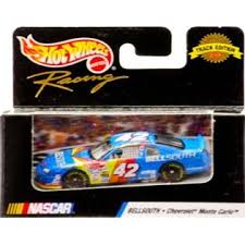 This malaysia make concept monte carlo has a metal body and base with a plastic interior and windows. Hot Wheels 1999 Mattel Racing Track Edition Joe Nemechek 42 Bellsouth Monte Carlo Nascar New Out Of