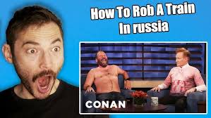 Ukrainian reacts to "Robbed A Train With The Russian Mafia" Bert Kreischer 