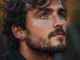 Wood Stud Earrings Men, Earthy Earrings Men, Mens Stud Earrings, Wooden Ear  Stud, Modern Men Stud, Hipster Mens Jewelry, Outfits Men Gifts