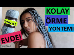 Evde Afrika Orgusu Nasil Yapilir Kolay Orme Yontemi Ve Orgu Ipiyle Youtube