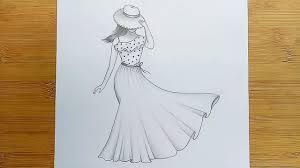 863 likes · 1 talking about this. How To Draw A Girl With Beautiful Dress Pencil Sketch Step By Step Youtube