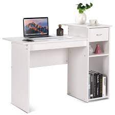 Check spelling or type a new query. Costway Computer Desk Pc Laptop Table W Drawer And Shelf Home Office Furniture White Laptop Desks Aliexpress