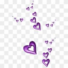 Free page border with hearts on 2 sides on valentine clipart. Purple Heart Png Transparent For Free Download Pngfind