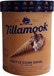 Ben & jerry's ice cream chunky monkey®. On Second Scoop Ice Cream Reviews Tillamook Waffle Cone Swirl Ice Cream