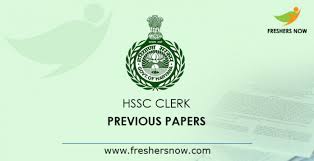 Hssc Clerk Previous Question Papers Pdf Haryana Clerk Old Papers