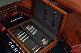 Keep your silverware untarnished with our silver keeper storage case. F00w Traditions Flatware Chest English Walnut Finish American Chest Company