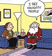I See Naughty People Funny Christmas Cartoons Funny Christmas Pictures Christmas Comics