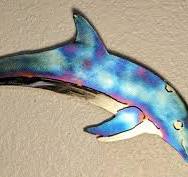 Stainless Steel Bottlenose Dolphin Porpoise Cetacean Metal ...