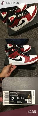 Jordan 1 Mid Chicago White Heel In 2020 White Heels Jordan 1 Mid Jordans For Men