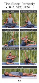 Get A Restful Night Of Sleep With This Stress Relieving Night Time Yoga Routine Read More On Blog Fablet Night Time Yoga Yoga Workout Routine Yoga Sequences