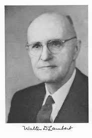 National Academy of Sciences WALTER DAVIS LAMBERT January 12, 1879