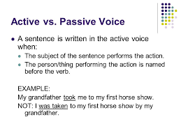 Check spelling or type a new query. Active Vs Passive Voice Ppt Download
