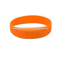 Pulseira NFC RFID de silicone leve à prova d'água para parque de diversões,  controle de acesso à piscina