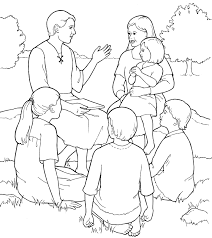Free, printable coloring page to help children learn that god created us to be happy and live honorably before him. Adam And Eve Teaching Their Children Fun Primary Coloring Page Lds Ldsprimary Bible From Htt Family Coloring Pages Coloring Pages Creation Coloring Pages