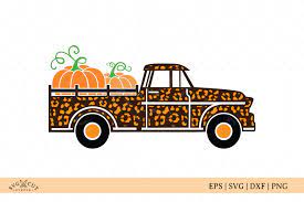Download Cheetah Vintage Fall Pumpkin Truck Svg By Svg Cut Studio Thehungryjpeg Com