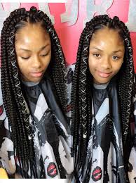 Big Box Braids Hairstyles For Black Women Jumbo Braids Triangle Braids Braids Protective Styles Natural Hair Hair Box Braids Big Box Braids Box Braids Hairstyles