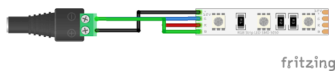 The driver might be addressable. Non Addressable Rgb Led Strip Hookup Guide Learn Sparkfun Com