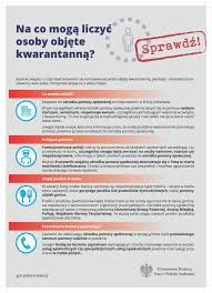 «przymusowe, okresowe odosobnienie ludzi, zwierząt, towarów itp. Na Co Moga Liczyc Osoby Objete Kwarantanna