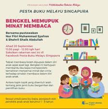 Lanjutkan membaca artikel di bawah. Pesta Buku Melayu Singapura Bengkel Memupuk Minat Membaca Facebook