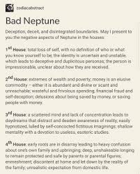 Negative Aspects Of Neptune Astrology Astrology Meaning Astrology Numerology