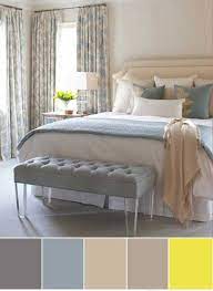 But simple doesn't have to mean boring. Colour Schemes Bedroom In Pastel Shades Gray Beige Gray Blue Schlafzimmer Design Blaues Schlafzimmer Zimmer