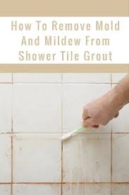 Vinegar and baking soda combine to make a potent foaming drain cleaner that disinfects and deodorizes at the same time. How To Remove Mold And Mildew From Shower Tile Grout Mold Remover Shower Grout Tile Grout