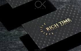 Customize your signature business cards with dozens of themes, colors, and styles to make an impression. Luxury Foiled Business Cards With Raised Ink For Rich Time Ok Print Miami