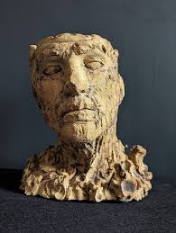 Original impressionism ceramic sculpture For Sale