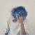 Emo Boy With Blue Hair