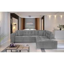 Maybe you would like to learn more about one of these? Canape D Angle Convertible Design Pieretta Droit Velours Gris Clair Cdiscount Maison