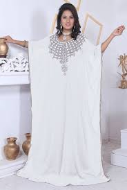 White Dubai Style Islamic Arab Moroccan Farasha Kaftan Caftan Maxi Dress Top G Kaftan Style Caftan Dress Fashion Outfits