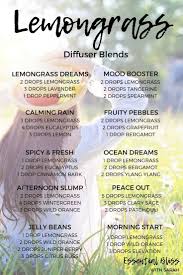 Lemongrass Diffuser Blends Essential Oil Mixes Essential Oils Aromatherapy Essential Oil Diffuser Recipes
