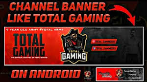 Create the perfect design by customizing easy to use templates in minutes! How To Make Youtube Banner Like Total Gaming Herunterladen
