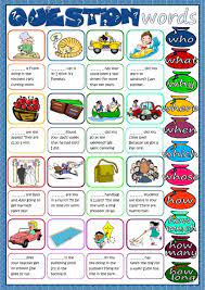 Question Words Ficha Interactiva De Ingles Para Educacion Secundaria Eso Ingles De Secundaria Material Escolar En Ingles Juegos En Ingles