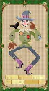 Counted cross stitch patterns of the wizard of oz. Brooke S Books Once Upon A Stitch The Scarecrow From The Etsy In 2021 Cross Stitch Cross Stitching Cross Stitch Patterns