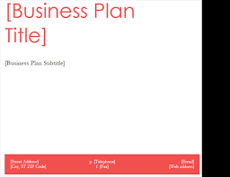 business plan red design