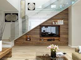 Pengertian bangun ruang (3d geometric shapes). 20 Contoh Desain Ruang Tamu Bertangga Terbaru Design Rumah