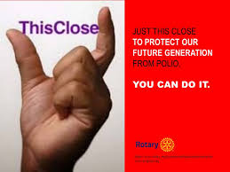 Image result for polio this close