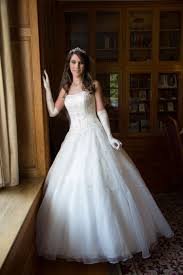 Bride Beautiful Wedding Dress White Gloves Bride In The Library Almost Married Beautiful Br Davids Bridal Wedding Gowns Glam Wedding Dress Wedding Dresses