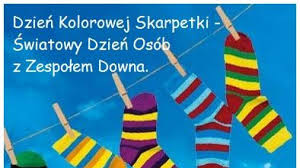 Dziś obchodzimy dzień kolorowej skarpetki ! Fundacja Dzieciom Pomagaj Przekaz 1 Podatku