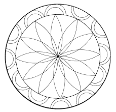 Coloriage De Rosace A Colorier Pour Enfants Coloriage De Rosaces Coloriages Pour Enfants