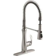 Now you can get faucets to match any style and decor in an array of finishes and layouts. Kohler K 22033 Bl Matte Black Simplice Semi Professional Kitchen Sink Faucet With 3 Function Spray Head Faucetdirect Com