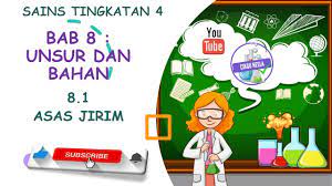 Nota sains tingkatan 4 bab 2. Sains Tingkatan 4 Kssm Bab 8 Unsur Dan Bahan Asas Jirim Youtube