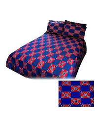 Comes with bed in bag set + matching sherpa throw blanket. Confederate Battle Flag Sheet Set