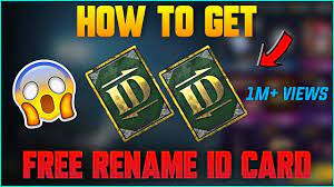 How To Get Free Rename Id Card In Pubg Mobile 2021 Secret Tricks Youtube