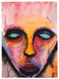 the b rgb series marilyn manson marilyn manson art marilyn manson marilyn manson paintings