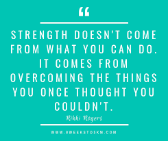 Inspirational Quotes Strength Doesn T Come From What You Can Do Strength Doesn T Come From What You Can Do Start Quotes Inspirational Quotes Life Quotes