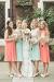 Background Peach And Mint Green