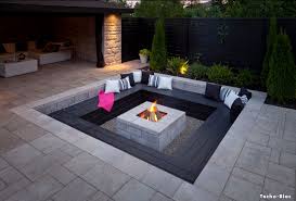 Landscape Design Trends In 2014 Modern Outdoor Firepit Outdoor Fire Pit Designs Fire Pit Backyard